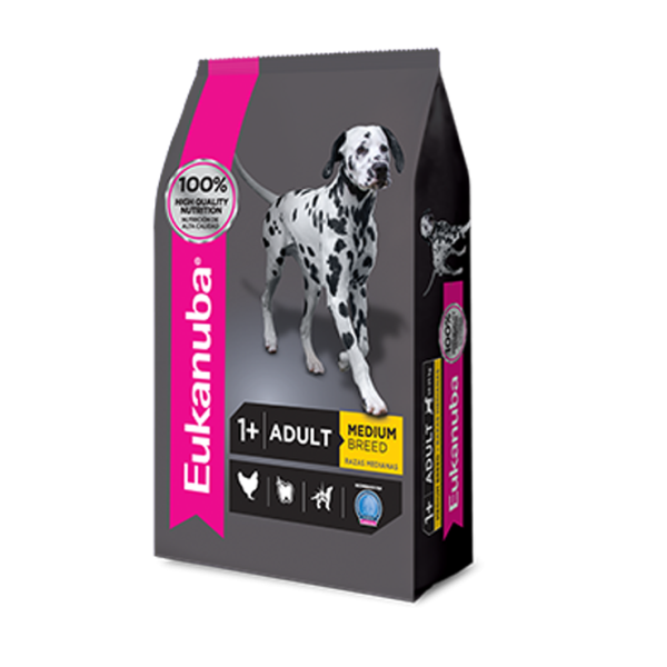Eukanuba Adult Medium Breed x 3 y 15 kg