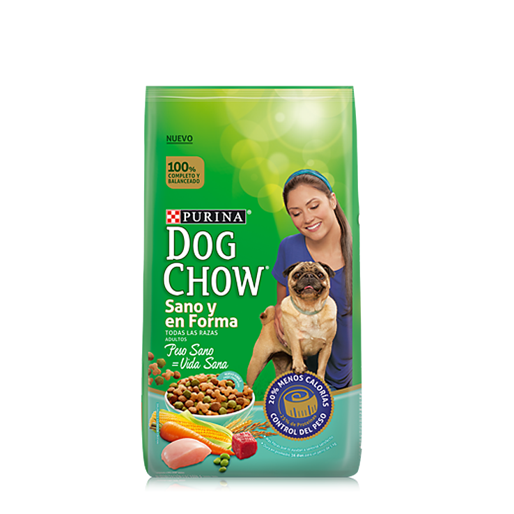 DOG CHOW SANO Y EN FORMA x 1,5, 3, 8 y 21 kg