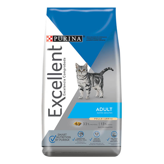 Excellent Gatos Adultos x 1, 3, 7.5 y 15 kg